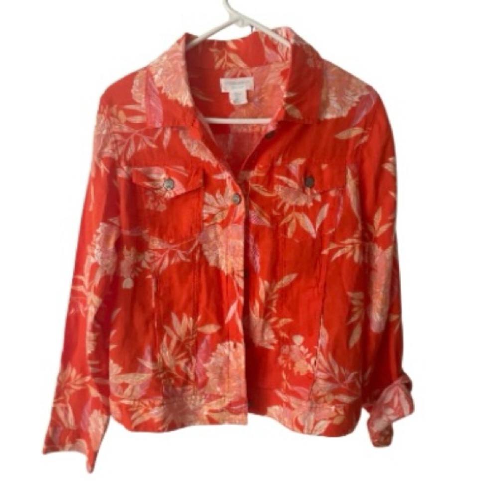 Floral Orange Women's Top